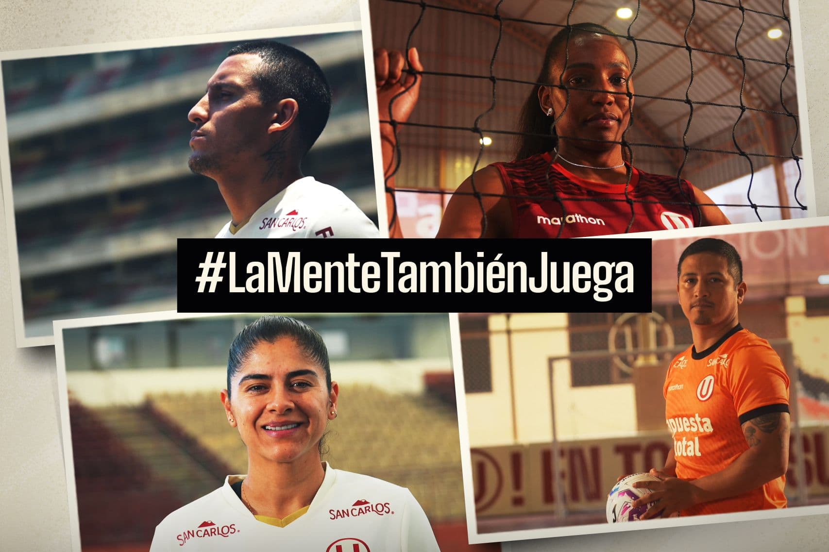 Universitario impulsa campaña por el Día Mundial de la Salud Mental junto a sus deportistas