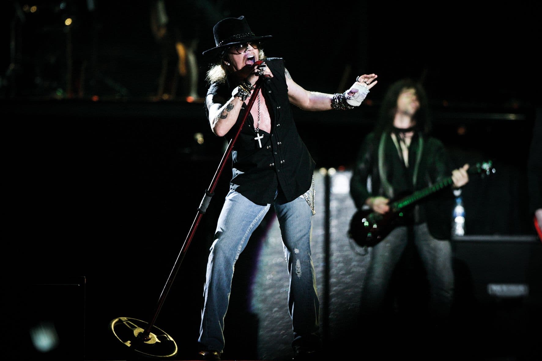 Guns N' Roses, con Slash y Duff