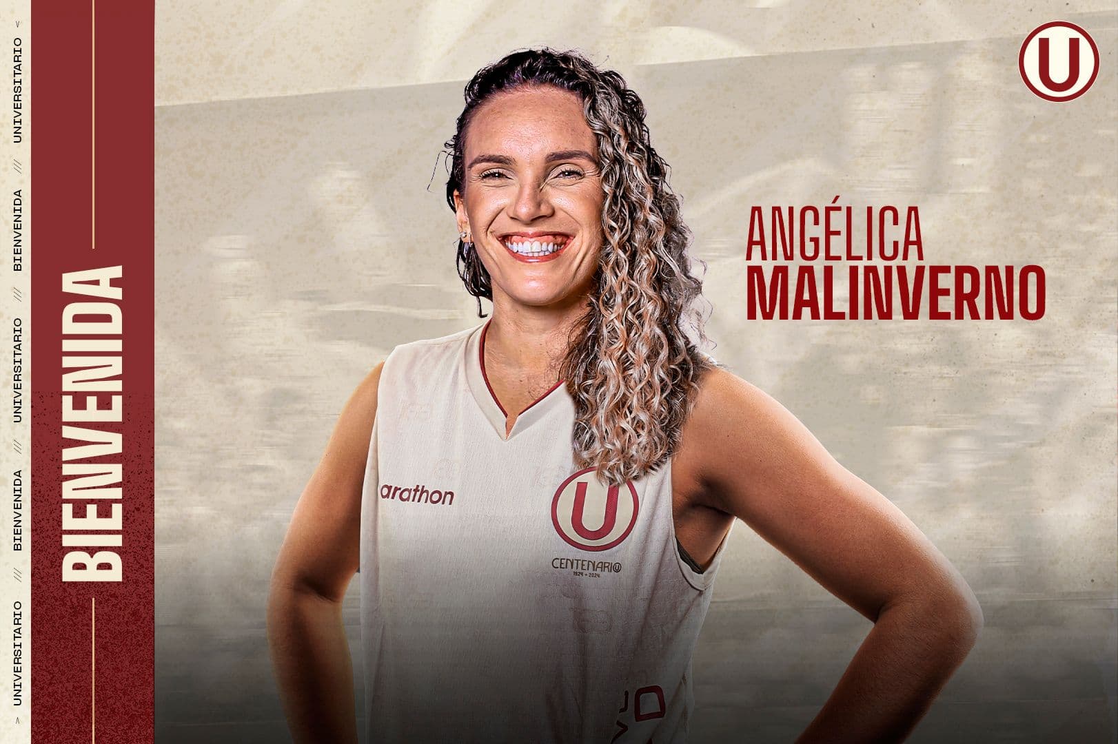 Angélica Malinverno es nueva refuerzo del equipo de vóley de Universitario
