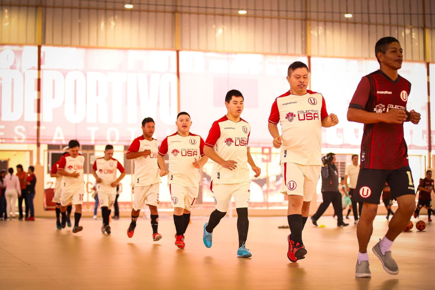Equipo de Futsal Down volvió a sus prácticas en el Coliseo Polideportivo Apuesta Total