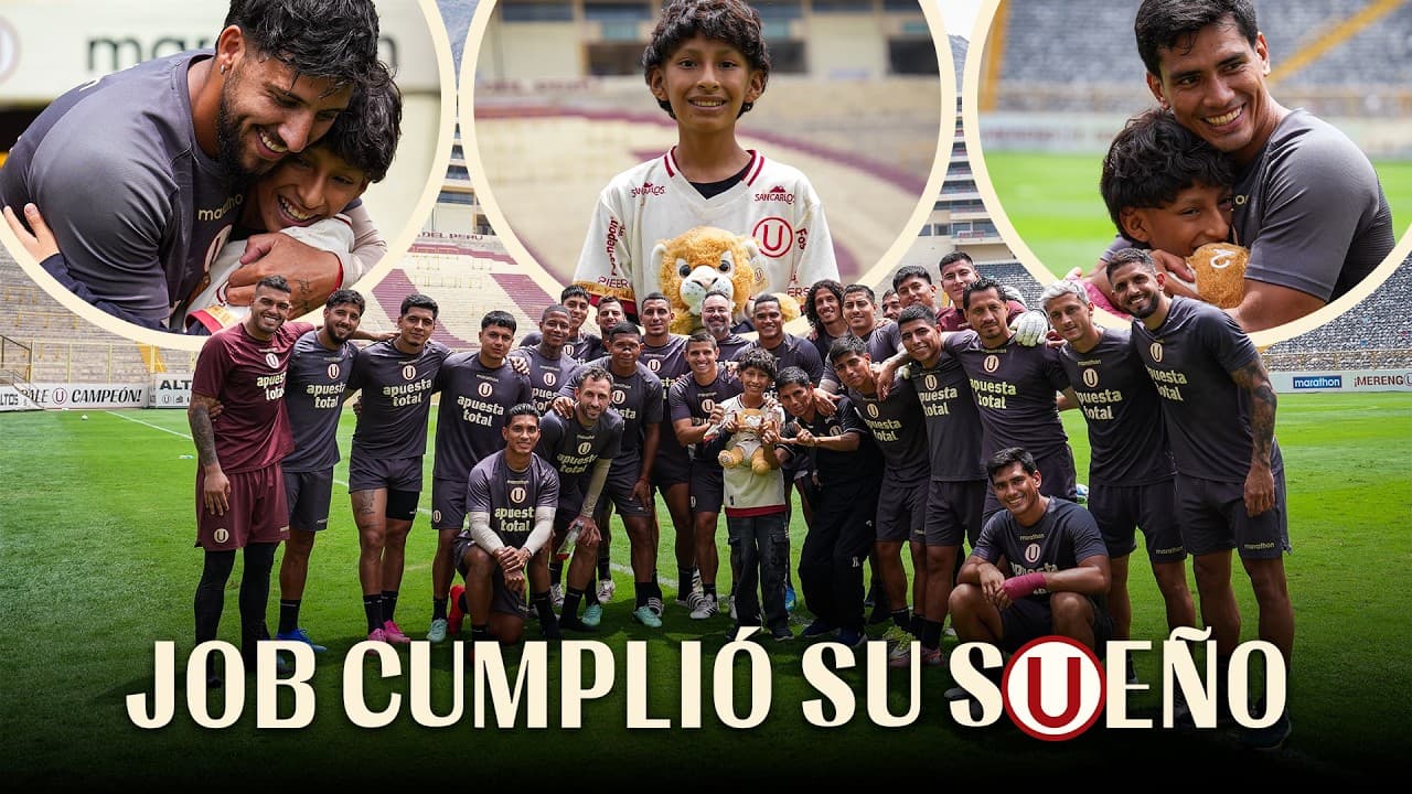UN DÍA QUE JOB NUNCA OLVIDARÁ 🧡 | Cumplió su sueño de conocer al plantel de la U