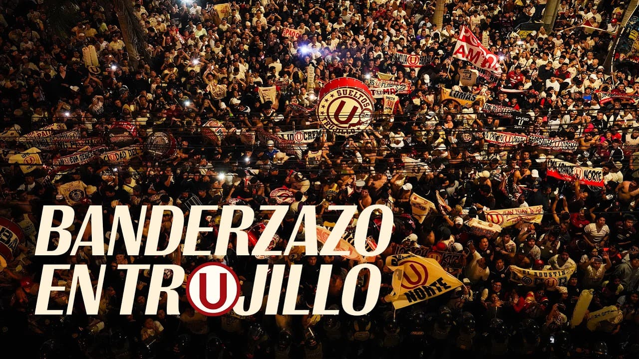 TⓊ, MI ETERNA PRIMAVERA | Banderazo crema en TrⓊjillo 🔴🟡