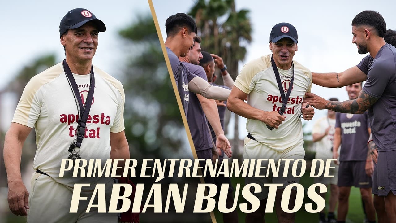 EL ESPERADO REENCUENTRO DE FABIÁN BUSTOS CON EL EQUIPO 🔴🟡 | Entrenamiento en Campo Mar U ⚽