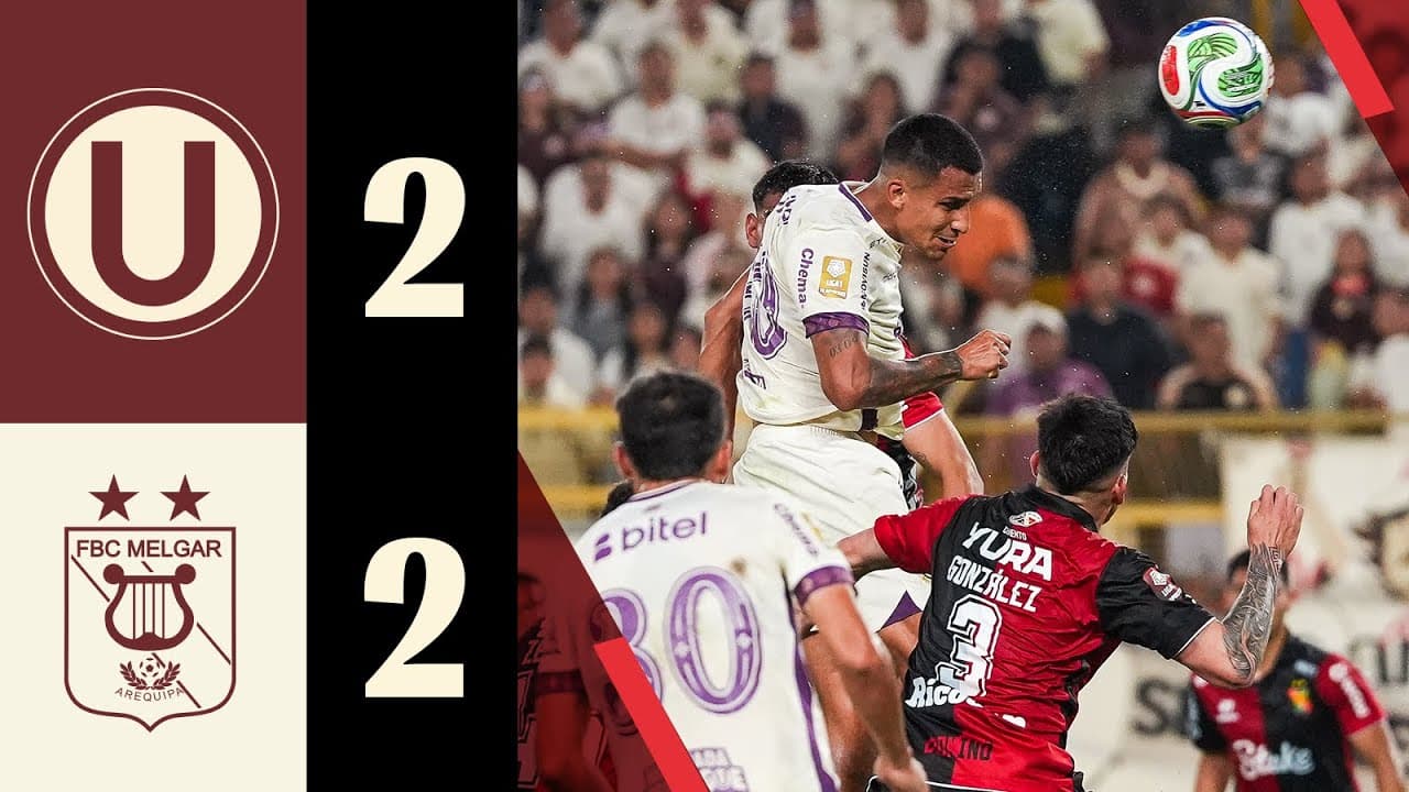 Universitario 2 - 2 Melgar AL RAS DE CANCHA 🎥⚽ | Resumen, highlights y goles
