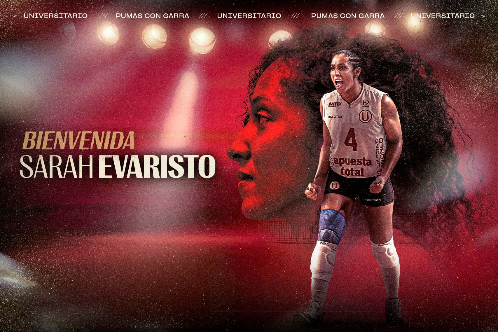 Vuelve a vestirse de crema: Sarah Evaristo es nuevo refuerzo de las Pumas