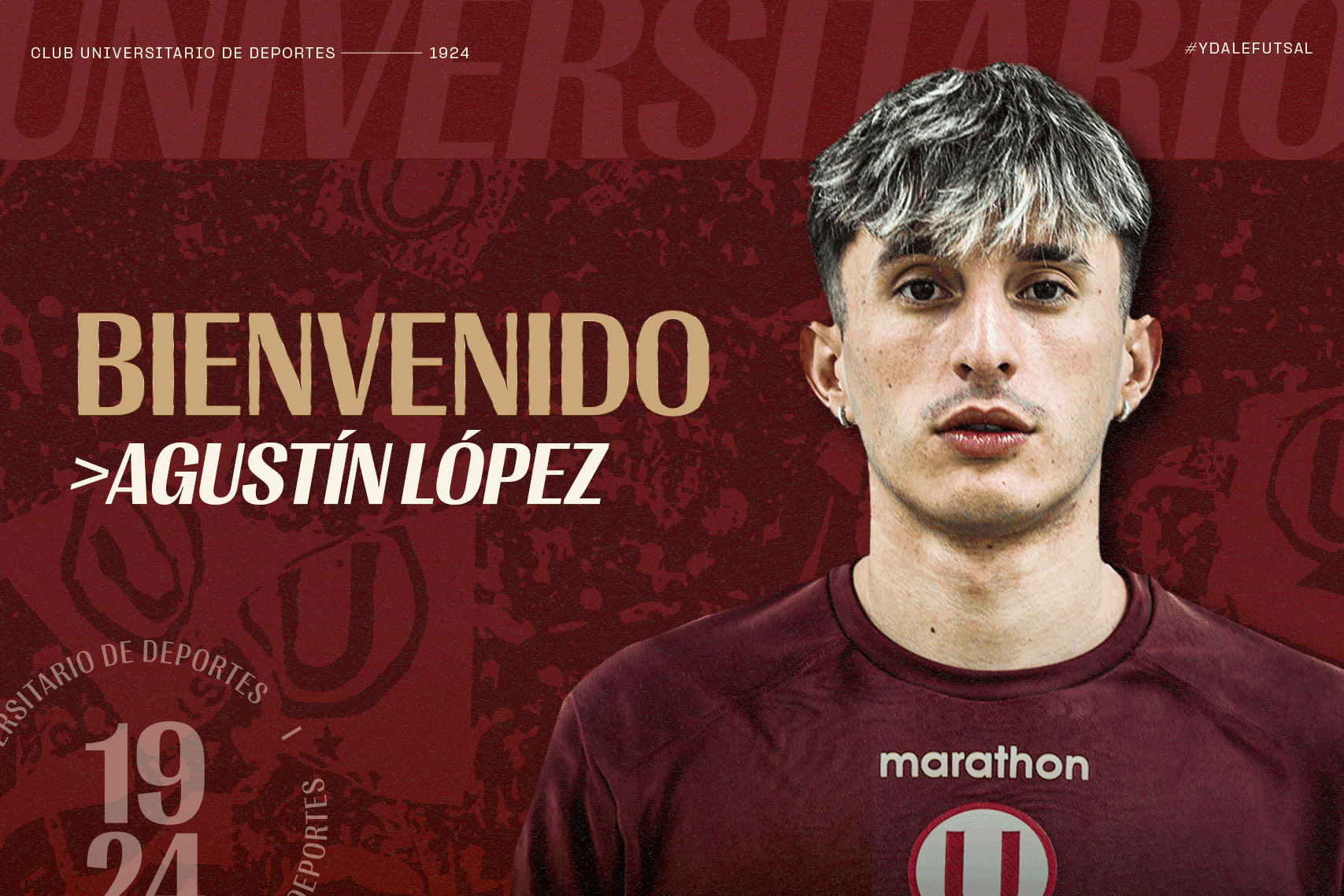 Universitario refuerza su equipo de futsal con el argentino Agustín López