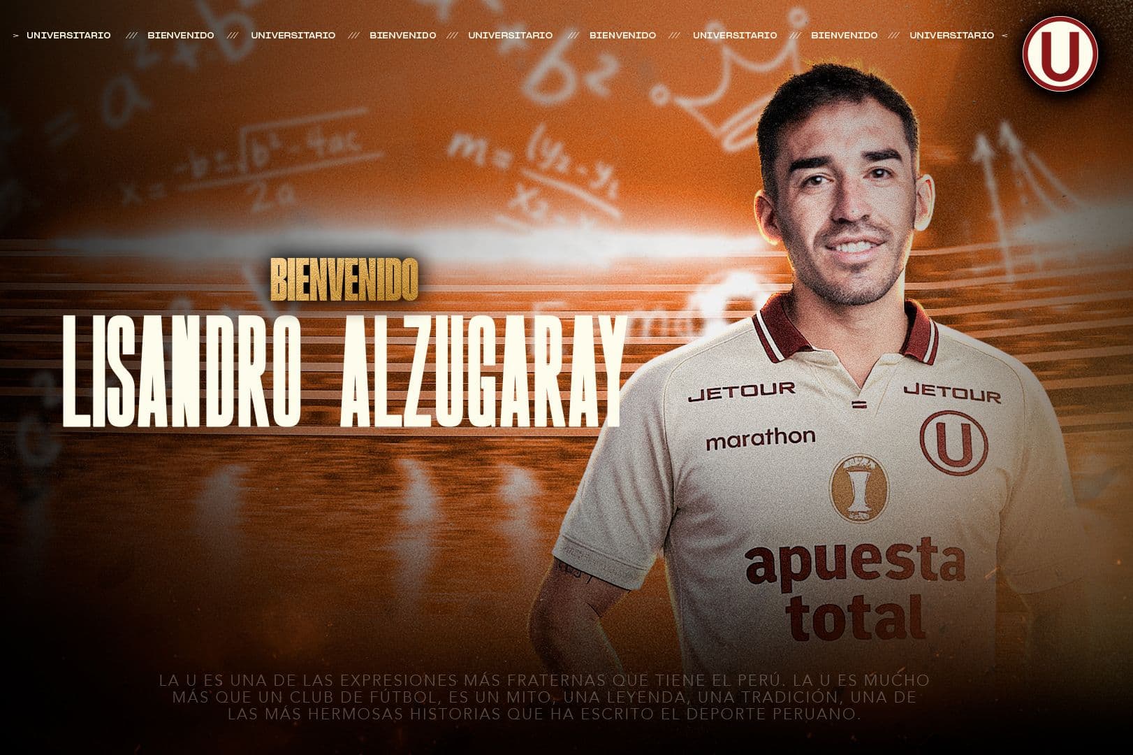 Universitario de Deportes incorpora a Lisandro Alzugaray