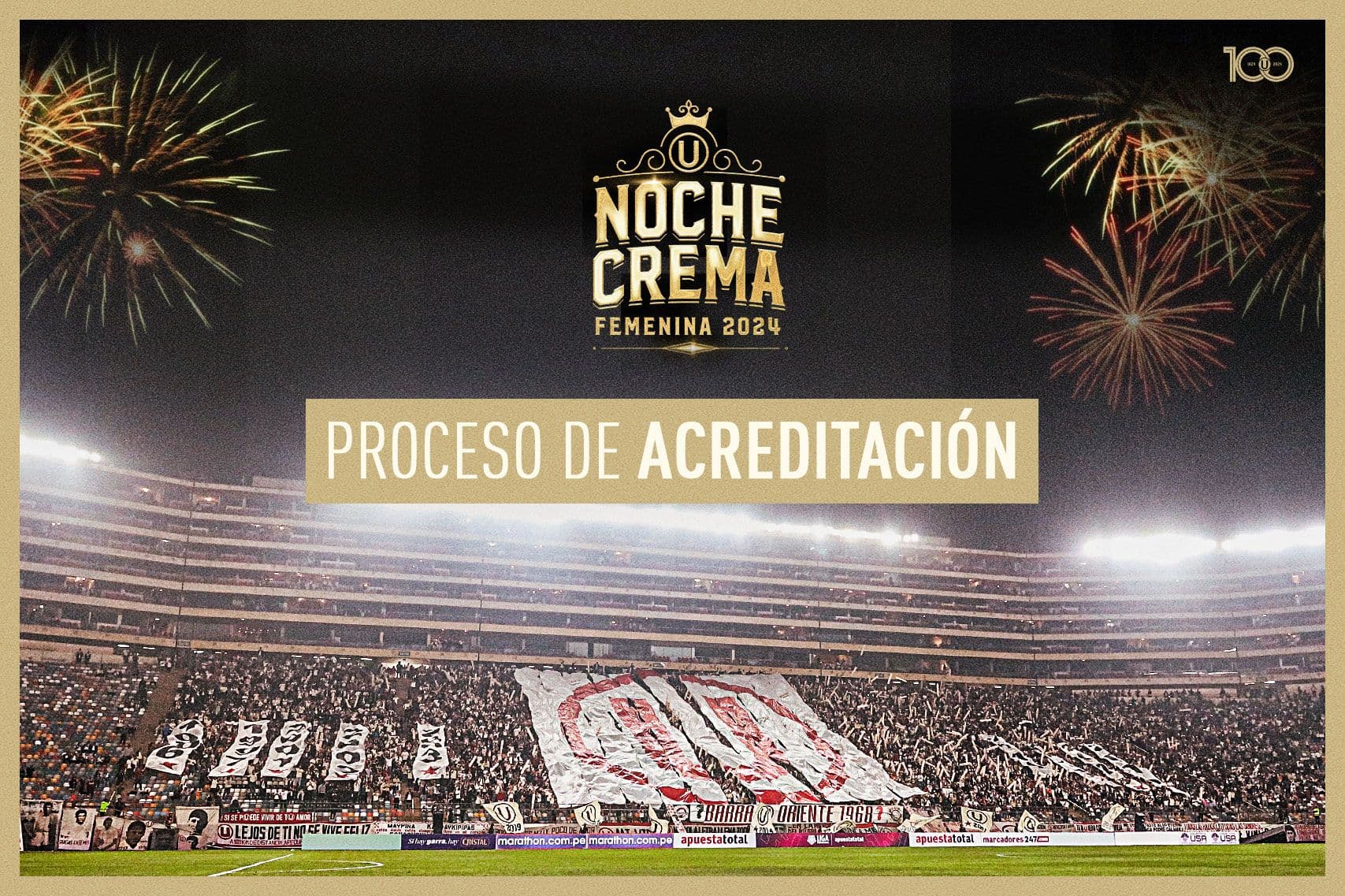 ‘Noche Crema Femenina’: Instrucciones para el proceso de acreditación