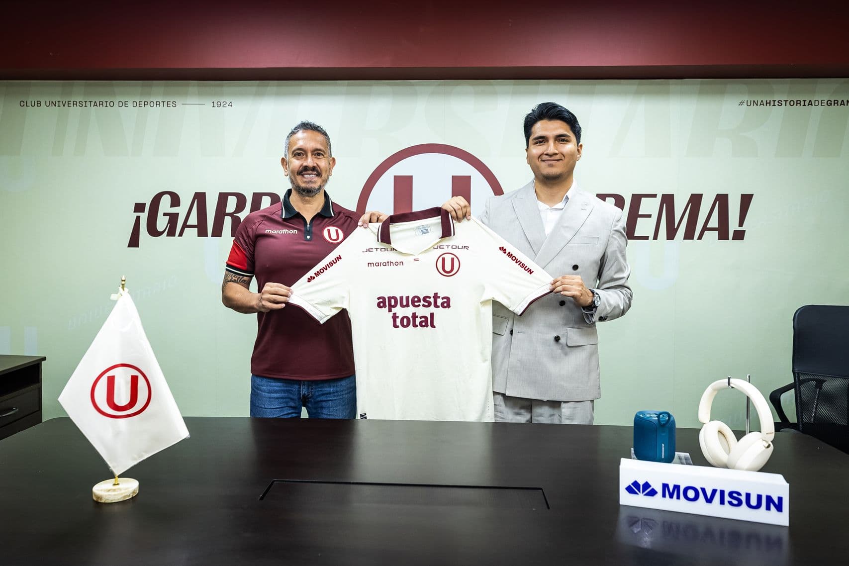Tecnología y fútbol se unen: Movisun es nuevo patrocinador de Universitario para la temporada 2026