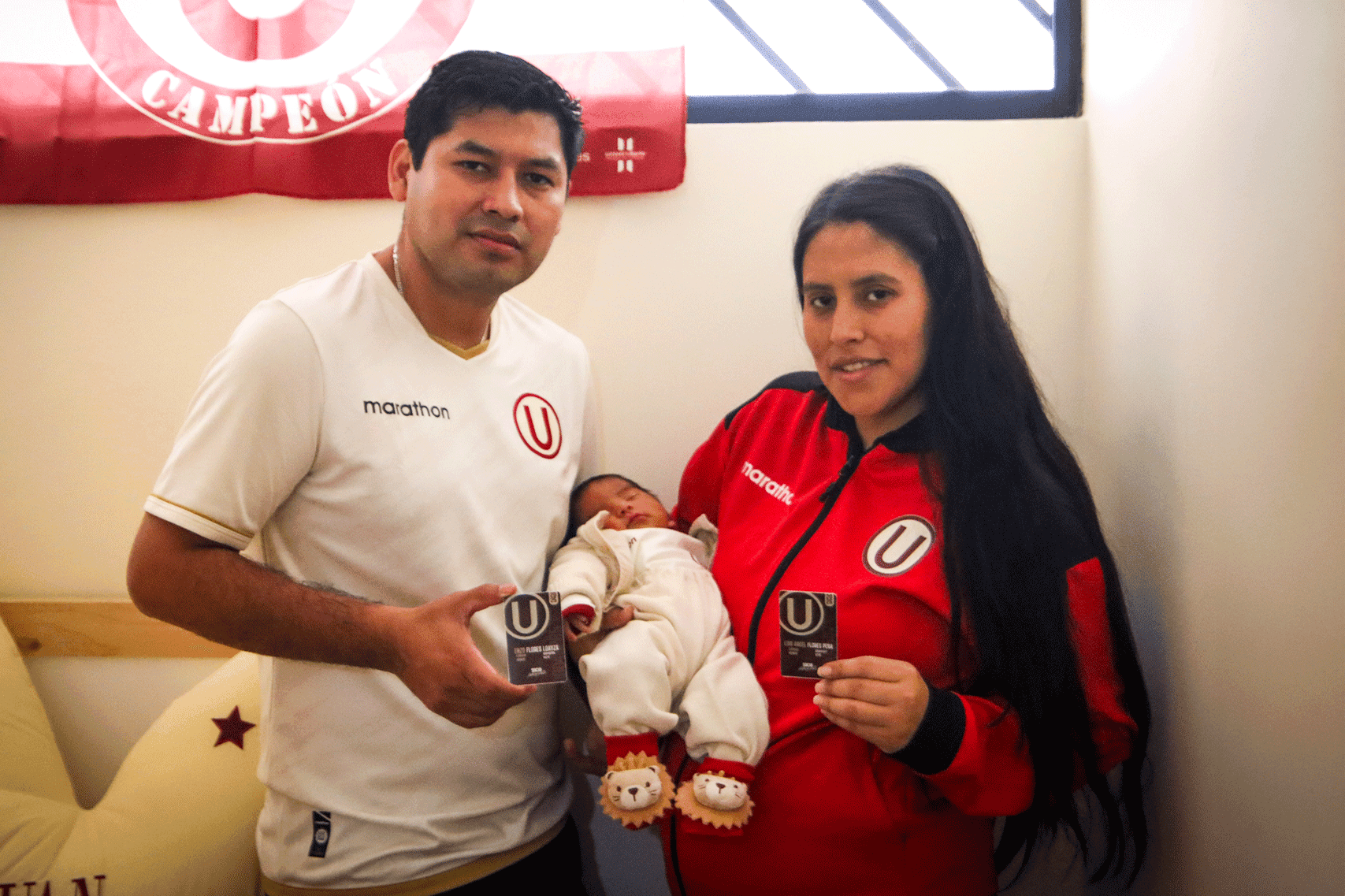 Enzo, el socio adherente más joven: Universitario ya se vive desde la cuna