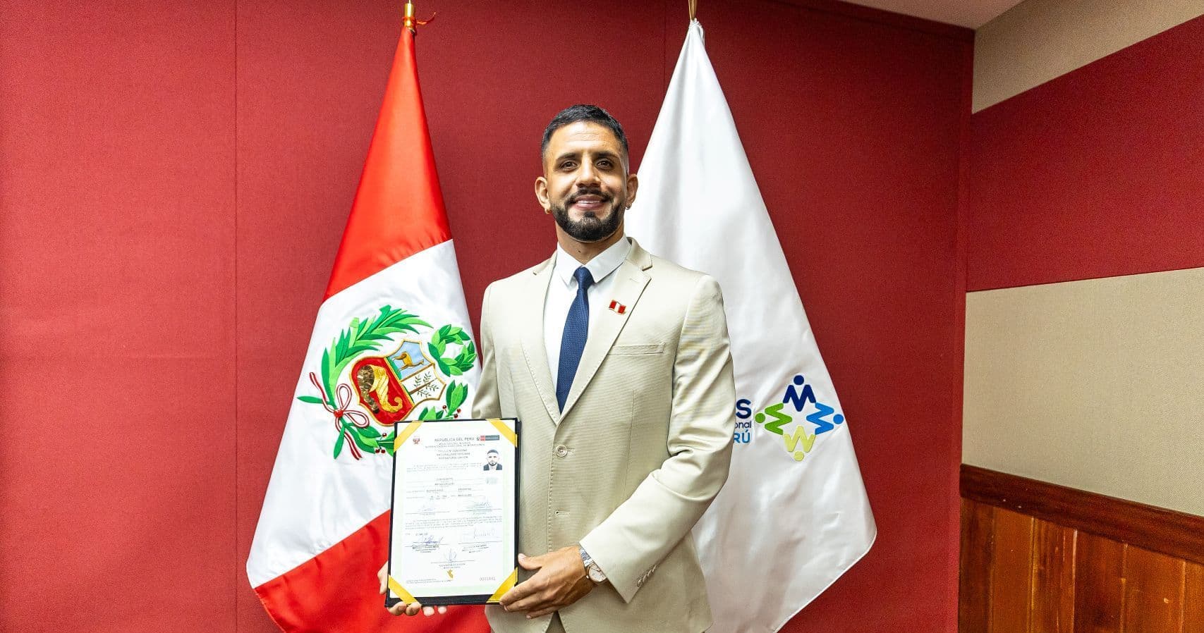 Matías Di Benedetto ya es peruano: recibió su DNI y oficializó su nacionalidad