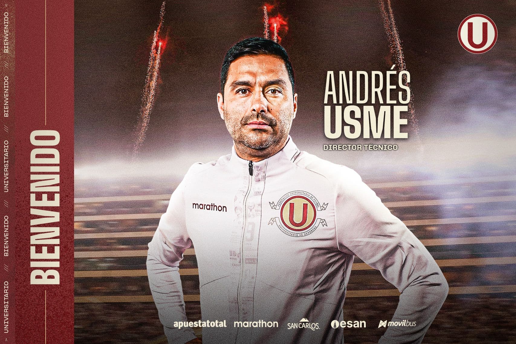 Andrés Usme es el nuevo DT del equipo femenino de Universitario de Deportes