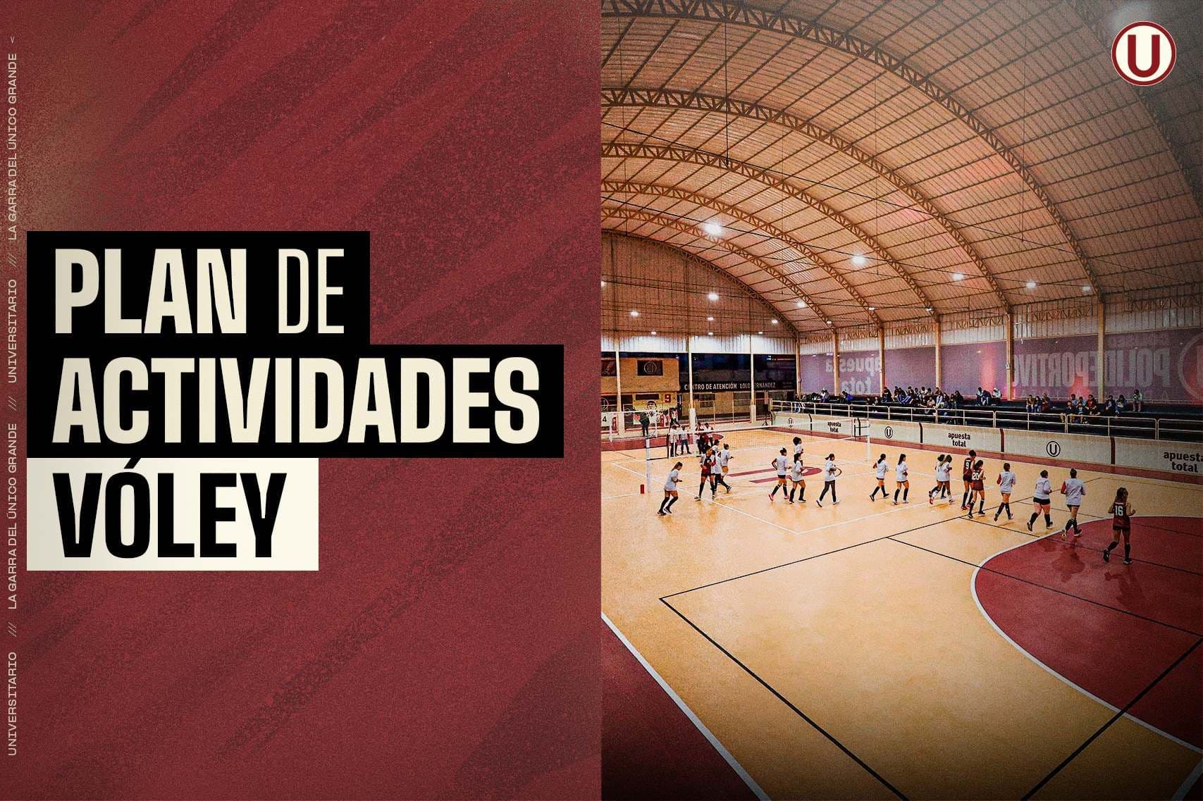 Plan de Actividades del equipo de vóley de Universitario de Deportes