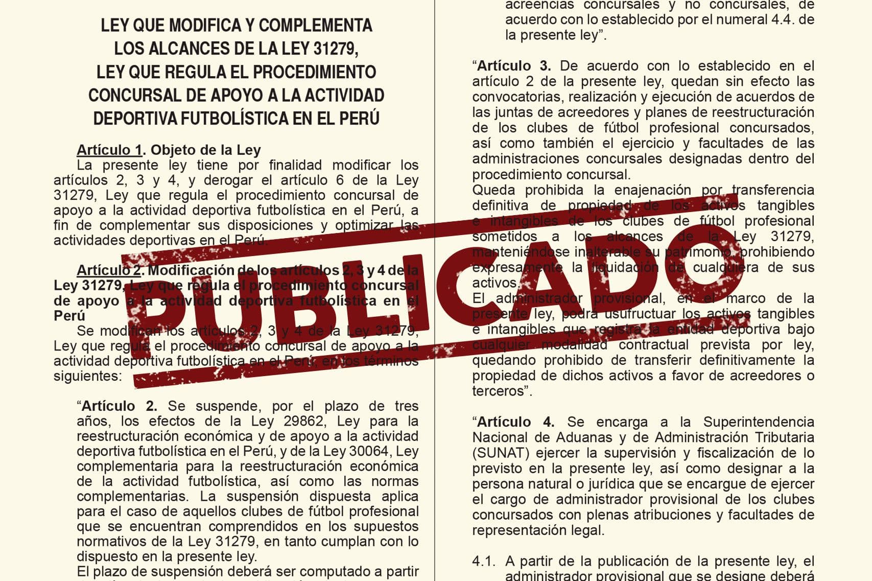 Se promulga ley de pago y viabilidad