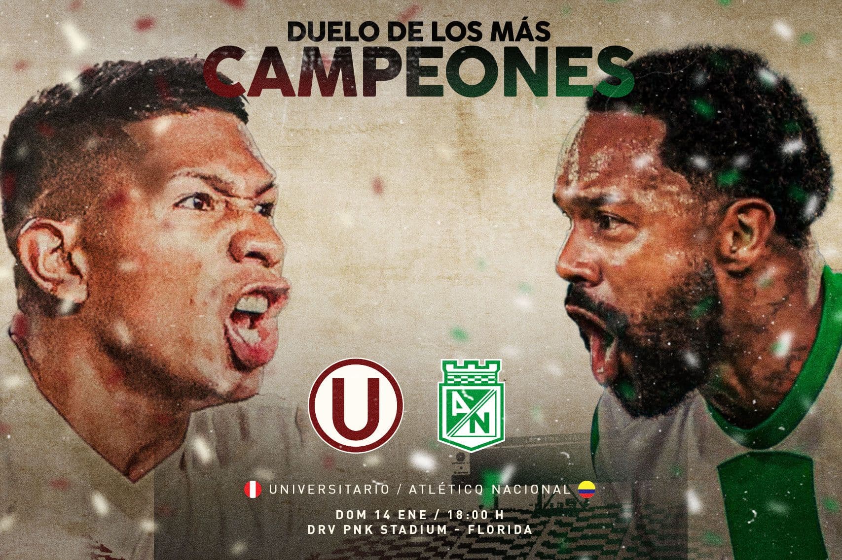 Duelo de grandes: Universitario se medirá a Atlético Nacional en amistoso internacional en Miami