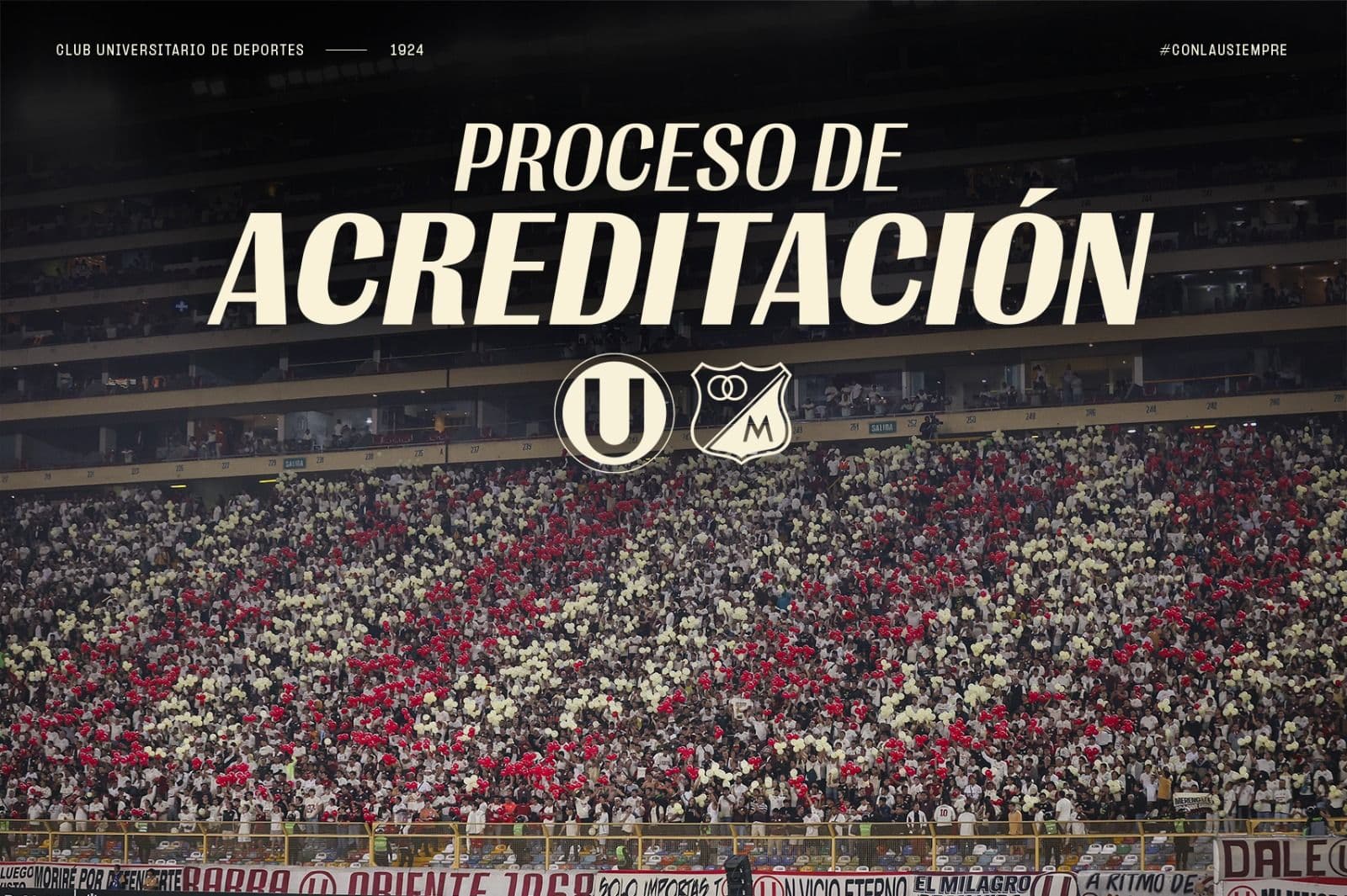 Universitario vs Millonarios: Instrucciones para el proceso de acreditación