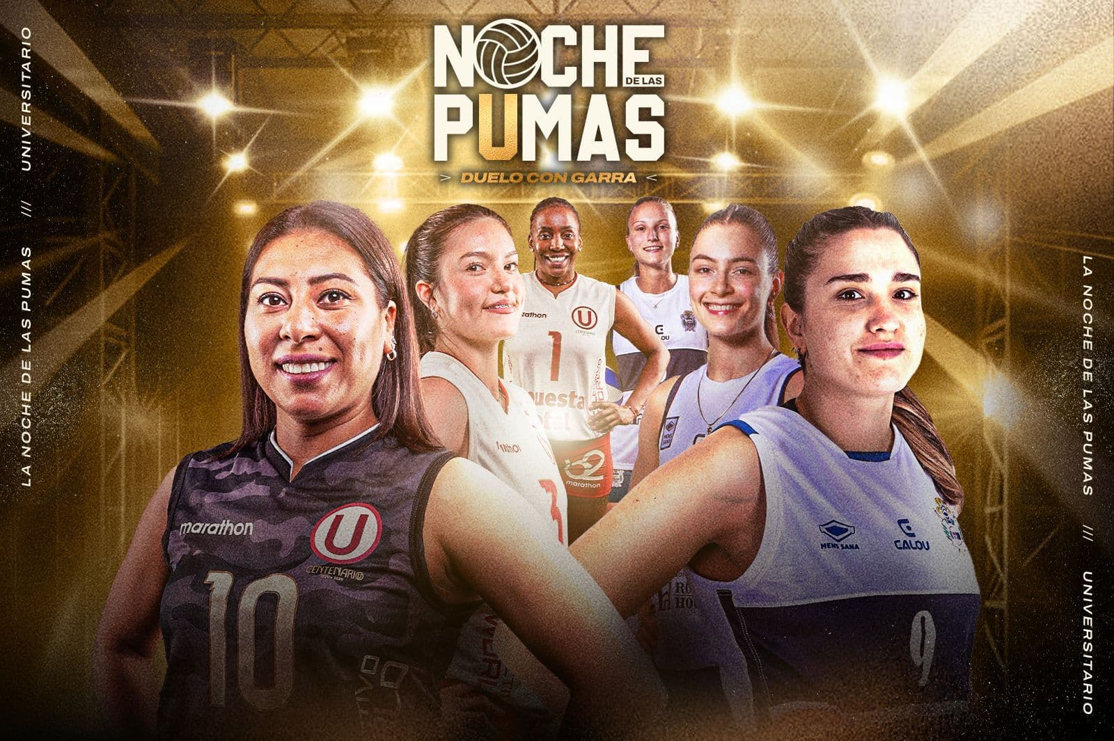 La Noche de las Pumas 2025: la presentación del equipo de vóley de Universitario