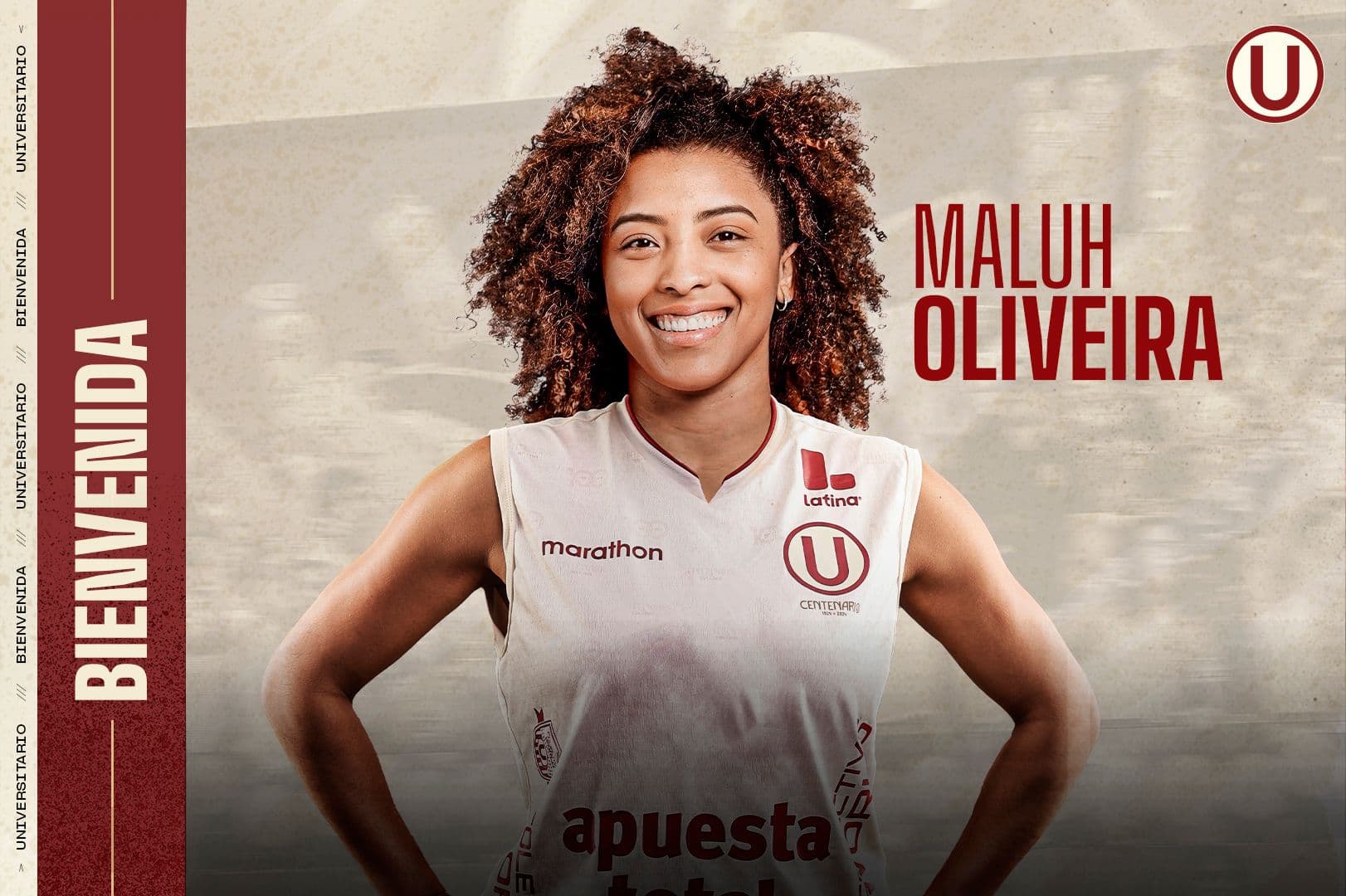 Potencia brasileña: Maluh Oliveira es nueva opuesta de las Pumas