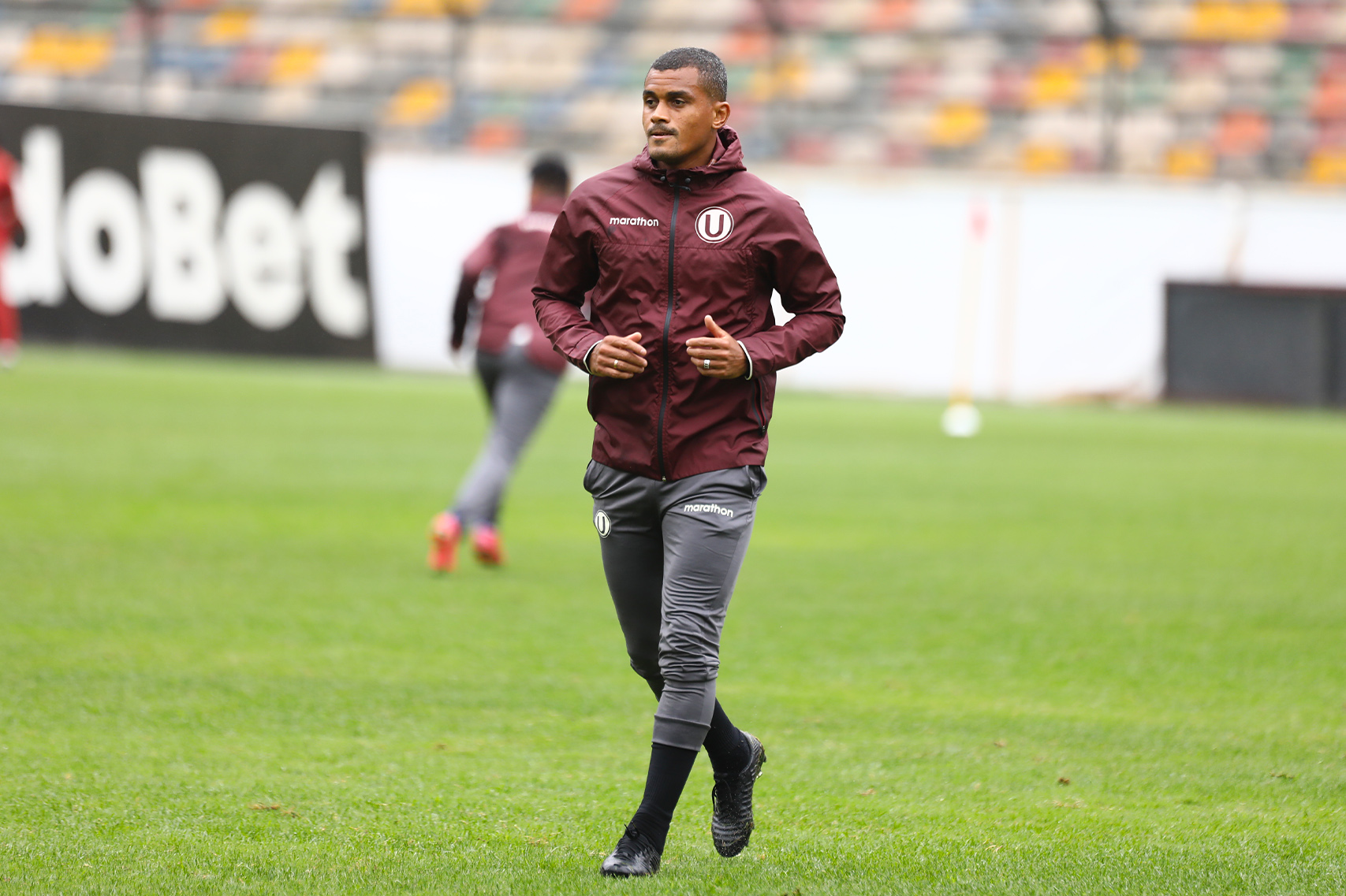 Universitario entrenó esta mañana en el Estadio Monumental