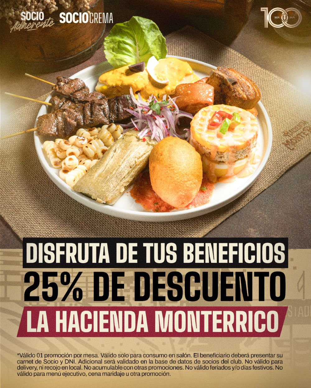 Descuento en Hacienda Monterrico